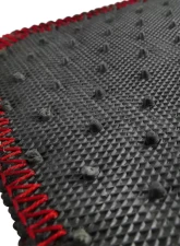 Spec-D Black Carpet Floor Mats w/ Red Stitching (4pc) Honda Civic 2006-2010                                     - MAT-CV062-ATW - Image 2