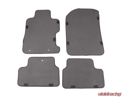 Spec-D Black Carpet Floor Mats w/ Red Stitching (4pc) Honda Civic 2006-2010 - MAT-CV062-ATW