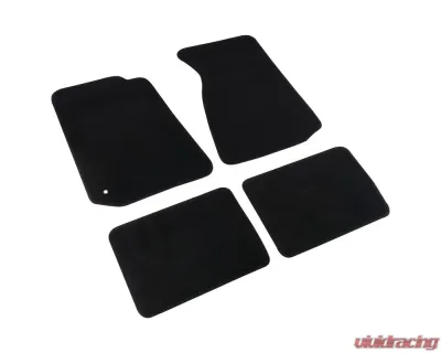 Spec-D Black Carpet Floor Mats (4pc) Ford Mustang 1994-2004 - MAT-MST94BLK