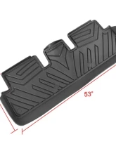 Spec-D Matte Black Injection TPE Floor Mats (5pc) Tesla Model 3 2017-2022                                     - MAT-TSLA317-MP - Image 3