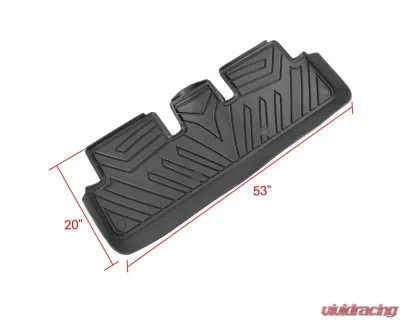 Spec-D Matte Black Injection TPE Floor Mats (5pc) Tesla Model 3 2017-2022 - MAT-TSLA317-MP