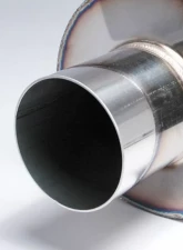 Spec-D N1 Style 2.5" Inlet | 4" Outlet T-304 Stainless Steel Exhaust Muffler w/ Removable Silencer                                     - MF-RS310 - Image 6