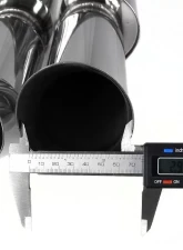 Spec-D Universal 2.5" Inlet | 3" Outlet T-304 Stainless Steel Exhaust Muffler w/ Dual Tips                                     - MF-RS3DTM - Image 6