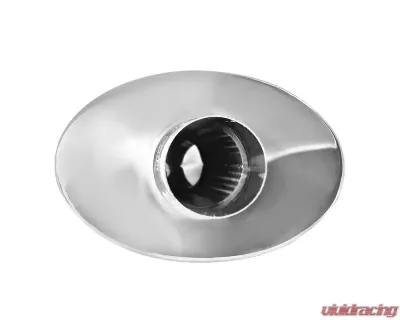 Spec-D Universal 2.5" Inlet | 3" Outlet T-304 Stainless Steel Exhaust Muffler w/ Dual Tips - MF-RS3DTM