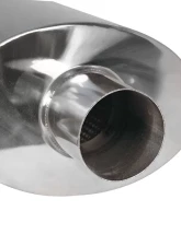 Spec-D Universal 2.5" Inlet | 3" Outlet T-304 Stainless Steel Exhaust Muffler w/ Dual Burn Tips                                     - MF-RS3DTT - Image 5