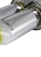 Spec-D Universal 2.5" Inlet | 3" Outlet T-304 Stainless Steel Exhaust Muffler w/ Dual Burn Tips                                     - MF-RS3DTT - Image 6