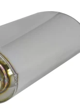 Spec-D Universal 2.5" Inlet | 3" Outlet T-304 Stainless Steel Exhaust Muffler w/ Dual Burn Tips                                     - MF-RS3DTT - Image 7