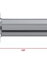 Spec-D Universal 3.5" Inlet T-304 Stainless Steel Muffler Silencer                                     - MF-SR78135 - Image 4