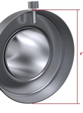 Spec-D Universal 4" Inlet T-304 Stainless Steel Muffler Silencer                                     - MF-SR78140 - Image 3