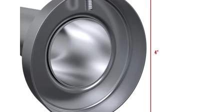 Spec-D Universal 4" Inlet Stainless Steel Muffler Silencer                                     - MF-SR78140 - Image 3