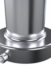 Spec-D Universal 4" Inlet T-304 Stainless Steel Muffler Silencer                                     - MF-SR78140 - Image 5