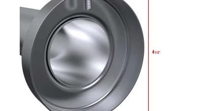 Spec-D Universal 4.5" Inlet Stainless Steel Muffler Silencer                                     - MF-SR78145 - Image 3