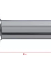 Spec-D Universal 4.5" Inlet T-304 Stainless Steel Muffler Silencer                                     - MF-SR78145 - Image 4