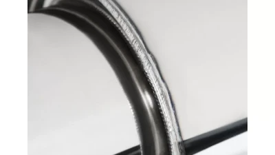 Spec-D Universal 3" Inlet/4" Outlet Stainless Steel Spiral Flow Exhaust Muffler w/ Burnt Tip                                     - MF-SS3103T - Image 6