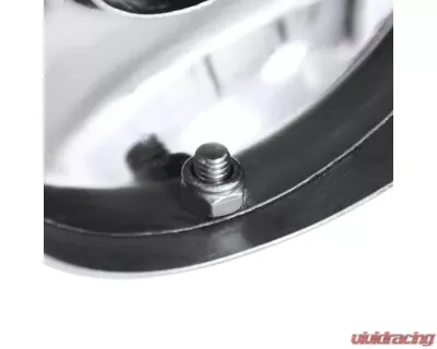 Spec-D Universal 2.5" Inlet | 4" Outlet T-304 Stainless Steel Spiral Flow Exhaust Muffler w/ Slanted Tip - MF-SS341