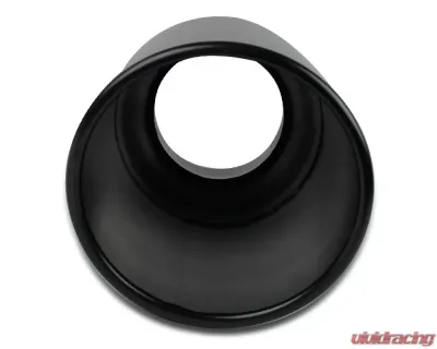 Spec-D Universal 4" Inlet | 6" Outlet Black Stainless Steel Bolt-On Angled Exhaust Tip - MF-TP0406D-BS-TD
