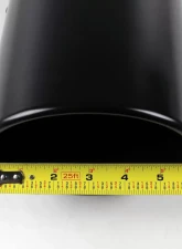 Spec-D Universal 4" Inlet | 6" Outlet Black Stainless Steel Bolt-On Angled Exhaust Tip                                     - MF-TP0406D-BS-TD - Image 6