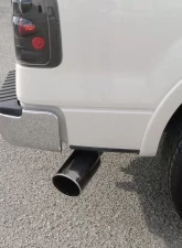 Spec-D Universal 4" Inlet | 6" Outlet Chrome Stainless Steel Bolt-On Angled Exhaust Tip                                     - MF-TP0406D-S-TD - Image 5