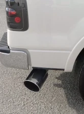 Spec-D Universal 5" Inlet | 8" Outlet Chrome Stainless Steel Bolt-On Angled Exhaust Tip                                     - MF-TP0508D-S-TD - Image 5