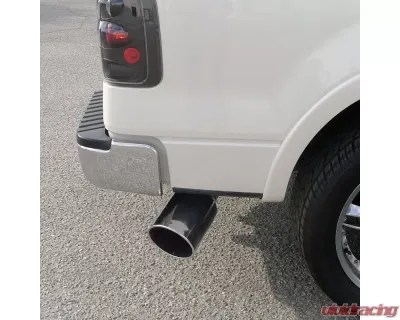 Spec-D Universal 5" Inlet | 8" Outlet Chrome Stainless Steel Bolt-On Angled Exhaust Tip - MF-TP0508D-S-TD