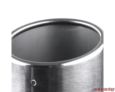 Spec-D Universal 2.5" Inlet | 4.125" Outlet Chrome T-304 Stainless Steel Angled Exhaust Tip (2pc) - MF-TPA001
