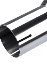 Spec-D Universal 2.5" Inlet | 3.875" Outlet Chrome T-304 Stainless Steel Angled Exhaust Tip (2pc)                                     - MF-TPA002 - Image 8