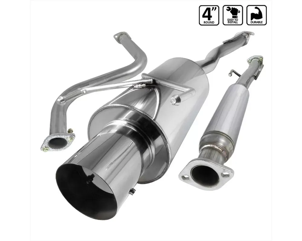 Spec-D T-304 Stainless Steel N1 Style Catback Exhaust System Honda Accord 1990-1993 - MFCAT2-ACD90