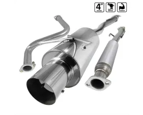 Spec-D T-304 Stainless Steel N1 Style Catback Exhaust System Honda Accord 1990-1993