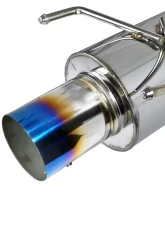Spec-D T-304 Stainless Steel N1 Style Catback Exhaust System w/ Burnt Tip Honda Accord 1990-1993                                     - MFCAT2-ACD90T-SD - Image 2