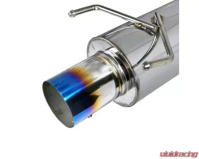 Spec-D T-304 Stainless Steel N1 Style Catback Exhaust System w/ Burnt Tip Honda Accord 1990-1993 - MFCAT2-ACD90T-SD
