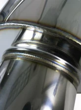 Spec-D T-304 Stainless Steel N1 Style Catback Exhaust System w/ Burnt Tip Honda Accord 1990-1993                                     - MFCAT2-ACD90T-SD - Image 6