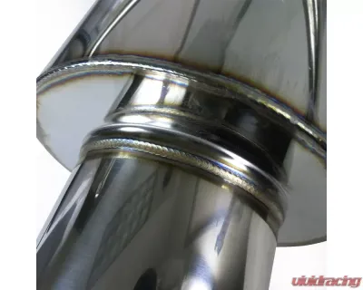 Spec-D T-304 Stainless Steel N1 Style Catback Exhaust System w/ Burnt Tip Honda Accord 1990-1993 - MFCAT2-ACD90T-SD