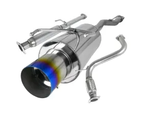 Spec-D T-304 Stainless Steel N1 Style Catback Exhaust System w/ Burnt Tip Honda Accord 1994-1997