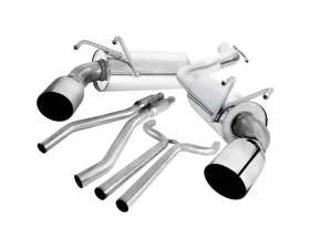 Spec-D T-304 Stainless Steel N1 Style Stainless Steel Dual Catback Exhaust System Chevrolet Camaro 2010-2015