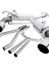 Spec-D T-304 Stainless Steel N1 Style Stainless Steel Dual Catback Exhaust System Chevrolet Camaro 2010-2015                                     - MFCAT2-CMR10 - Image 10