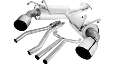 Spec-D Stainless Steel Dual Catback Exhaust System Chevrolet Camaro 2010-2015                                     - MFCAT2-CMR10 - Image 10