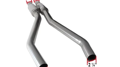 Spec-D Stainless Steel Dual Catback Exhaust System Chevrolet Camaro 2010-2015                                     - MFCAT2-CMR10 - Image 5