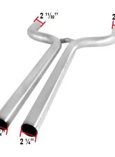 Spec-D T-304 Stainless Steel N1 Style Stainless Steel Dual Catback Exhaust System Chevrolet Camaro 2010-2015                                     - MFCAT2-CMR10 - Image 6