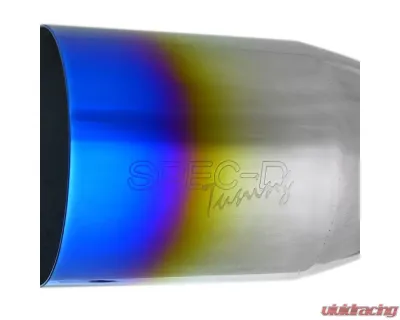 Spec-D T-304 Stainless Steel N1 Style Catback Exhaust System w/ Burnt Tip Honda CRX 1988-1991 - MFCAT2-CRX88T-SD