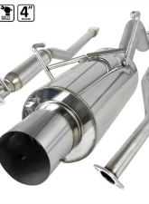 Spec-D T-304 Stainless Steel N1 Style Catback Exhaust System Honda Civic 2001-2005                                     - MFCAT2-CV01 - Image 10