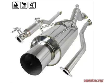 Spec-D T-304 Stainless Steel N1 Style Catback Exhaust System Honda Civic 2001-2005 - MFCAT2-CV01