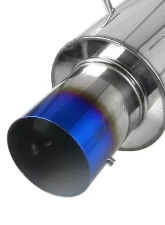 Spec-D T-304 Stainless Steel N1 Style Catback Exhaust System w/ Burnt Tip Honda Civic 2001-2005                                     - MFCAT2-CV01T-SD - Image 2