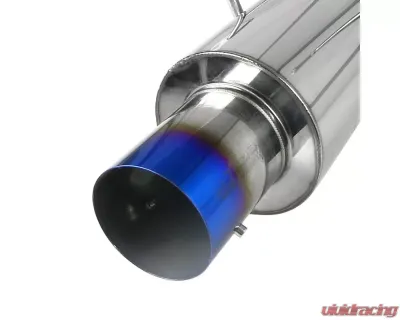Spec-D T-304 Stainless Steel N1 Style Catback Exhaust System w/ Burnt Tip Honda Civic 2001-2005 - MFCAT2-CV01T-SD