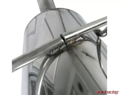 Spec-D T-304 Stainless Steel N1 Style Catback Exhaust System w/ Burnt Tip Honda Civic 2001-2005 - MFCAT2-CV01T-SD