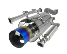 Spec-D T-304 Stainless Steel N1 Style Catback Exhaust System w/ Burnt Tip Honda Civic SI 2006-2011