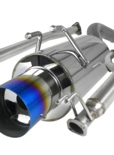 Spec-D T-304 Stainless Steel N1 Style Catback Exhaust System w/ Burnt Tip Honda Civic SI 2006-2011                                     - MFCAT2-CV062SIT-SD - Image 10