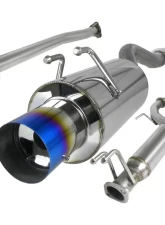 Spec-D T-304 Stainless Steel N1 Style Catback Exhaust System w/ Burnt Tip Honda Civic SI 2006-2011                                     - MFCAT2-CV062SIT-SD - Image 10