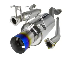 Spec-D T-304 Stainless Steel N1 Style Catback Exhaust System w/ Burnt Tip Honda Civic 2006-2011