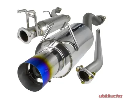 Spec-D T-304 Stainless Steel N1 Style Catback Exhaust System w/ Burnt Tip Honda Civic 2006-2011 - MFCAT2-CV064T-SD