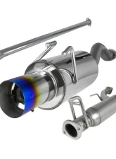 Spec-D T-304 Stainless Steel N1 Style Catback Exhaust System w/ Burnt Tip Honda Civic 2006-2011                                     - MFCAT2-CV064T-SD - Image 10